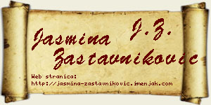 Jasmina Zastavniković vizit kartica